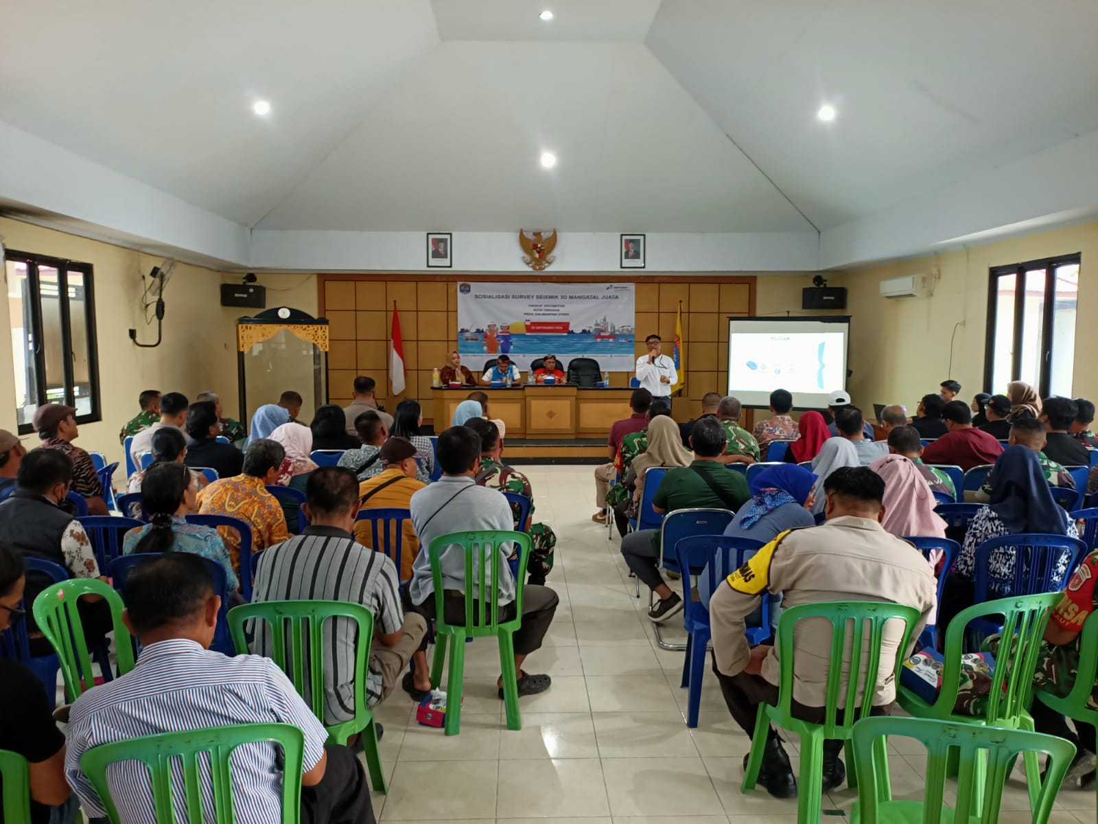 Sosialisasi Survei Seismik 3D Mangatal Juata